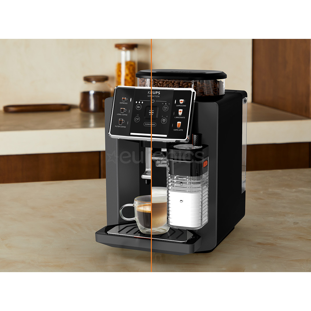 Krups Sensation Milk M75, black - Espresso machine