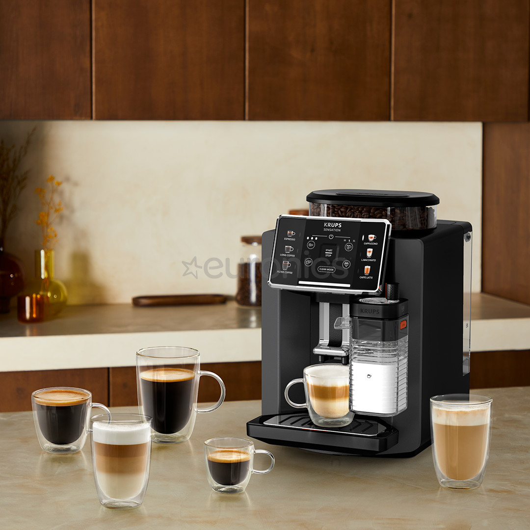 Krups Sensation Milk M75, black - Espresso machine