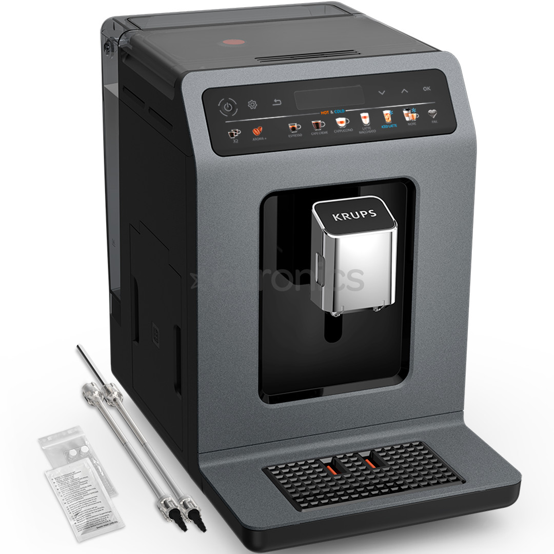 Krups Evidence Hot & Cold, dark grey - Espresso machine
