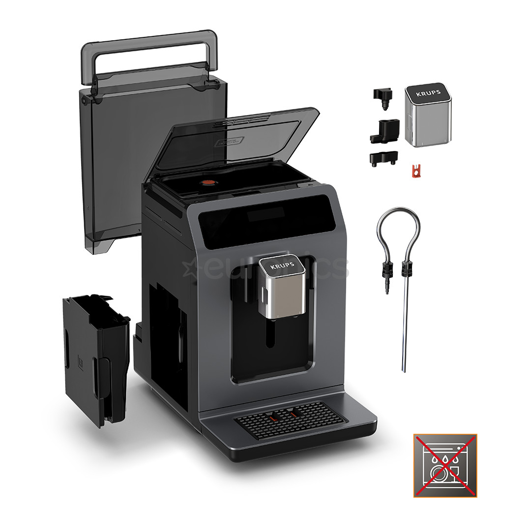Krups Evidence Hot & Cold, dark grey - Espresso machine