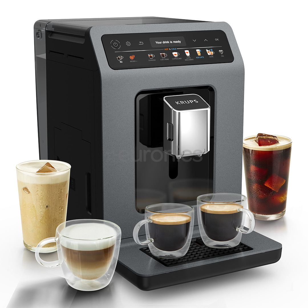 Krups Evidence Hot & Cold, dark grey - Espresso machine