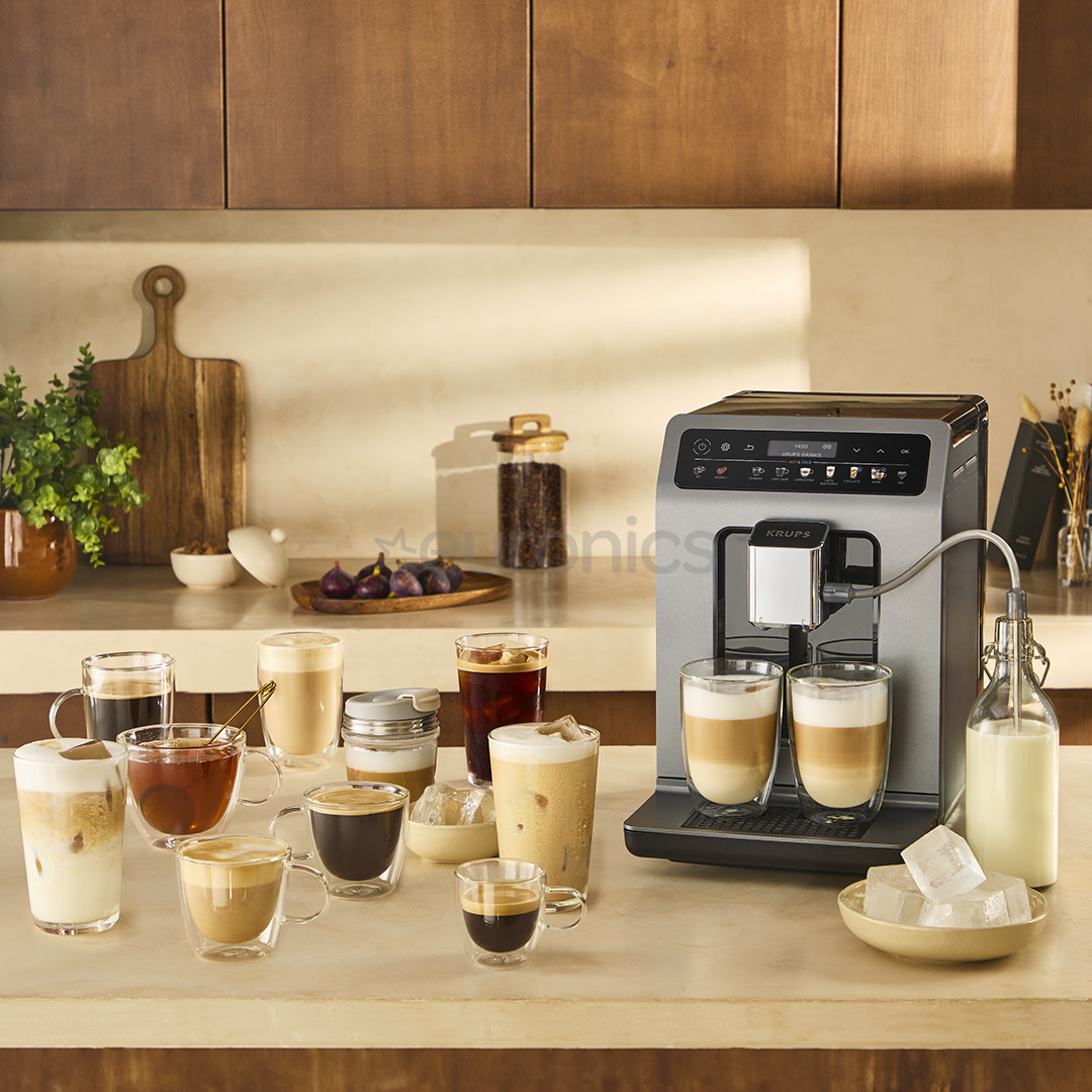Krups Evidence Hot & Cold, dark grey - Espresso machine