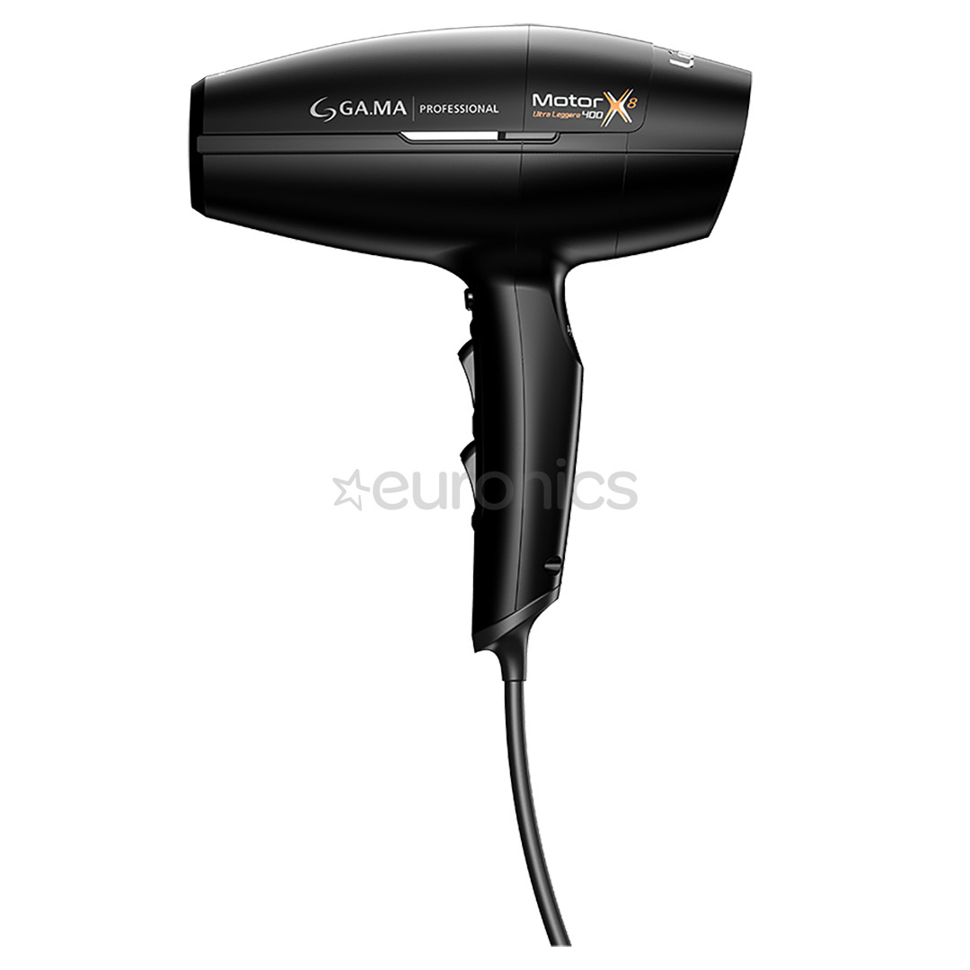 GA.MA LUMINE X8 AC 80, 2400 W, melna - Matu fēns