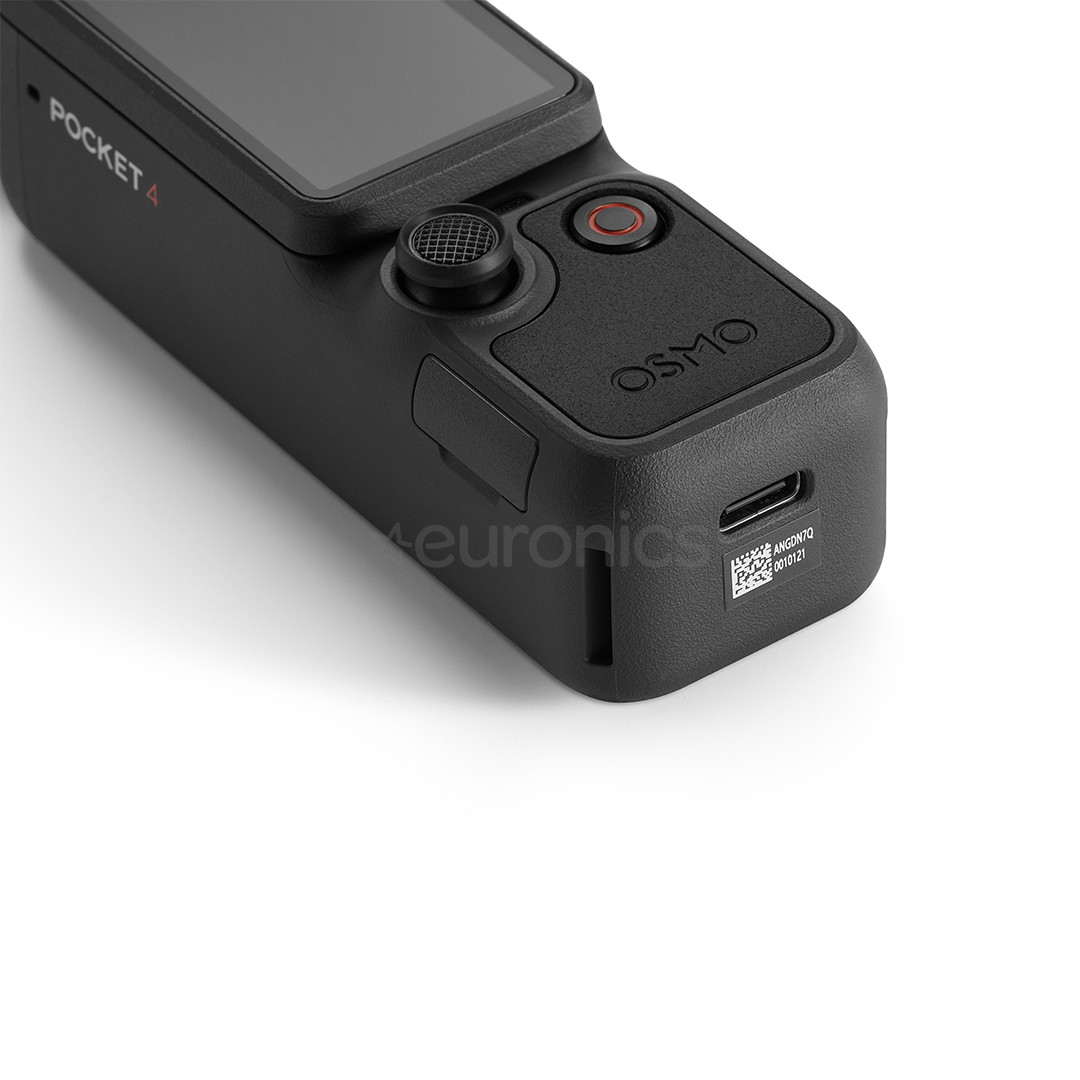 DJI Osmo Pocket 4 Standard Combo, melna - Kamera ar stabilizatoru