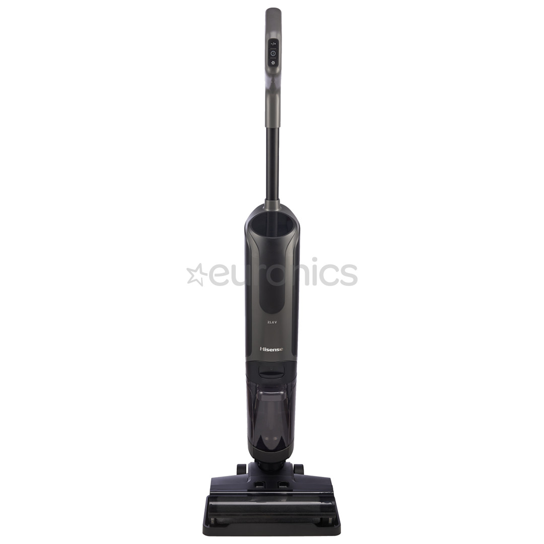 Hisense, Wet & Dry, pelēka/melna - Bezvadu putekļu sūcējs