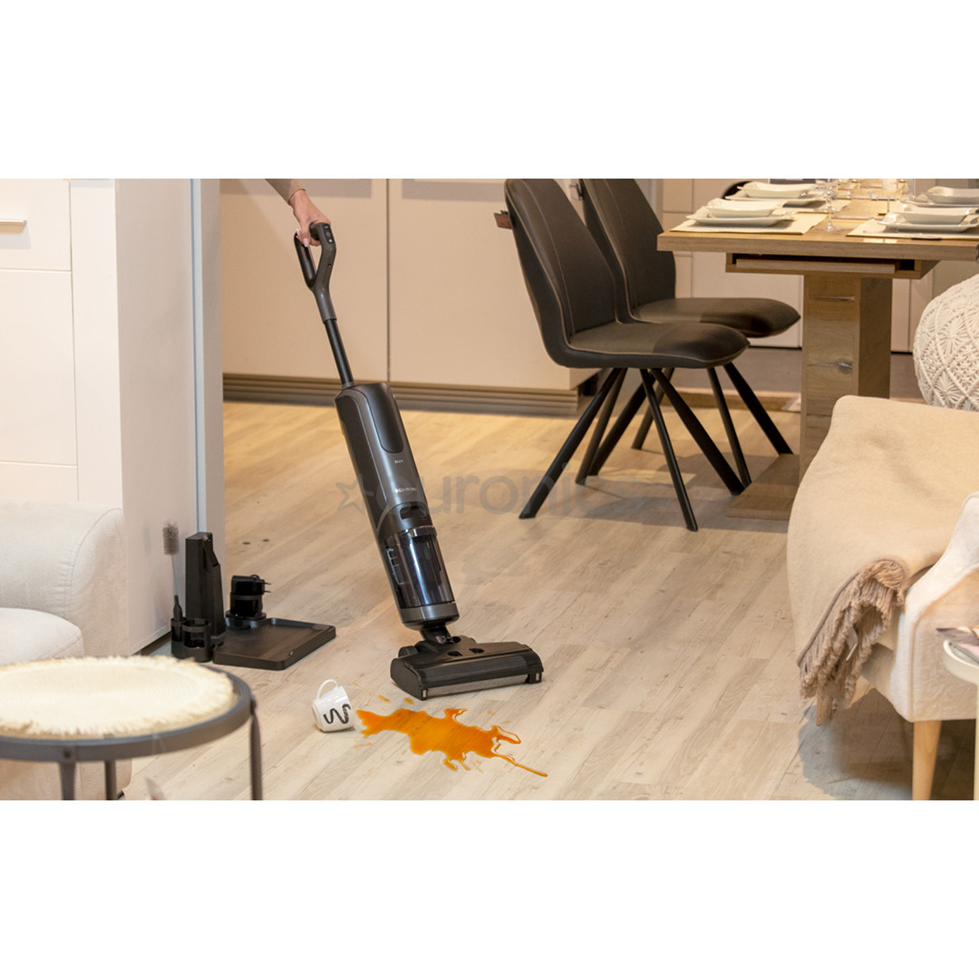 Hisense, Wet & Dry, pelēka/melna - Bezvadu putekļu sūcējs