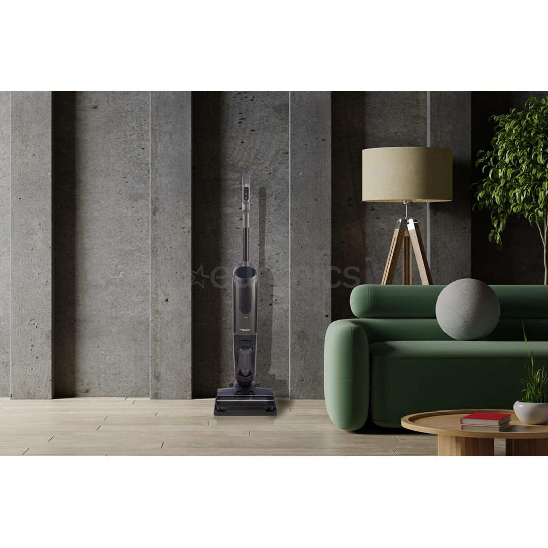 Hisense, Wet & Dry, pelēka/melna - Bezvadu putekļu sūcējs