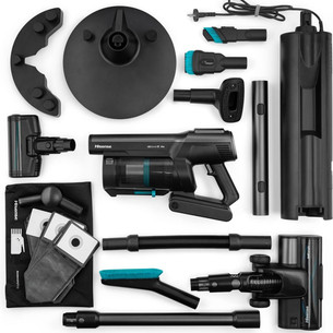 Hisense HiMove IX Elite, tumši pelēka - Bezvadu putekļu sūcējs