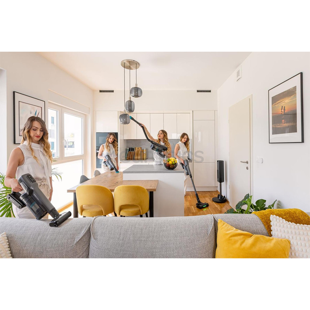 Hisense HiMove IX Elite, tumši pelēka - Bezvadu putekļu sūcējs