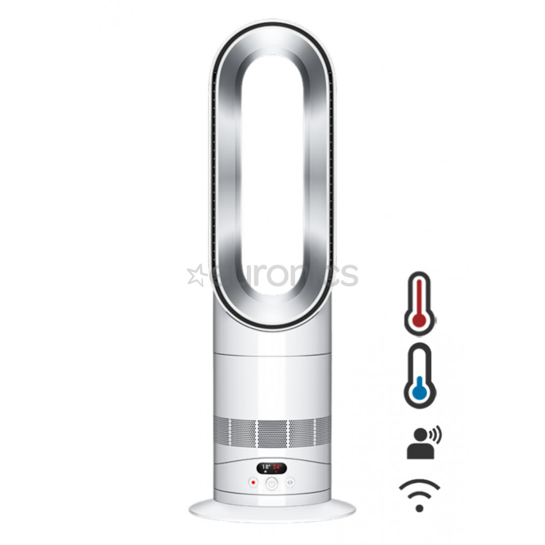 Dyson Hot+Cool™ HF1, balta/sudraba - Ventilators ar sildīšanas funkciju