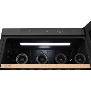 Hisense, 46 pudeles, augstums 82 cm, melna - Vīna skapis