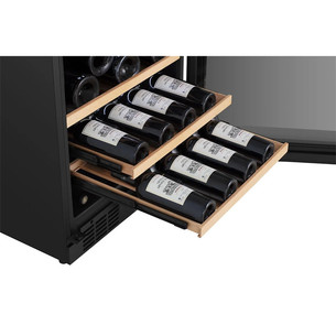 Hisense, 46 pudeles, augstums 82 cm, melna - Vīna skapis