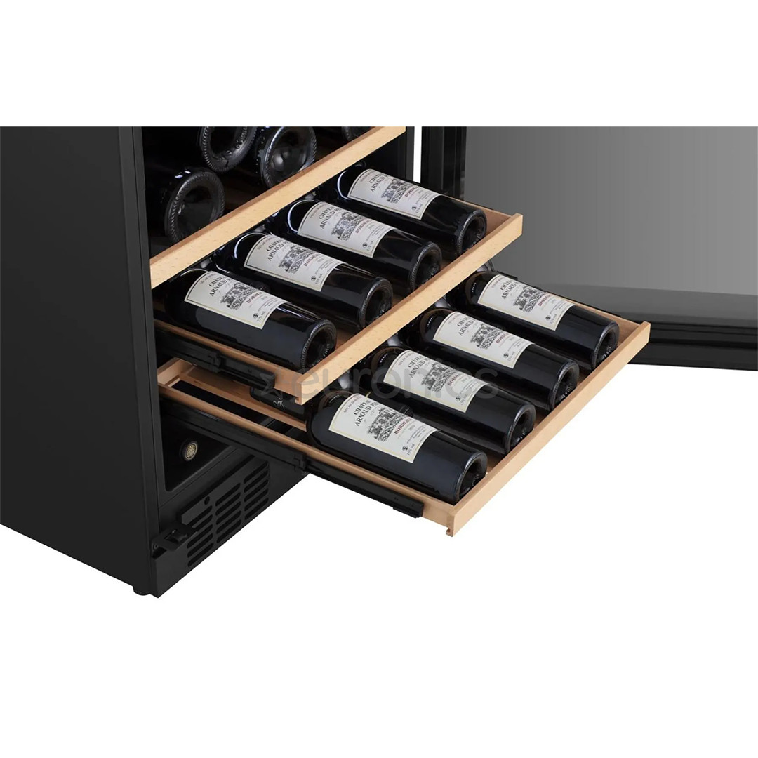 Hisense, 46 pudeles, augstums 82 cm, melna - Vīna skapis