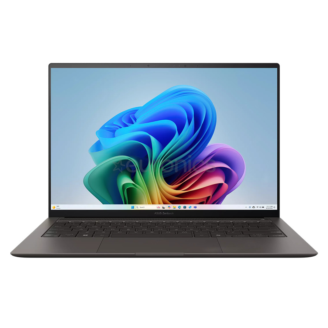 Asus Zenbook S 14 OLED, 14'', 3K, OLED, Ultra 9, 32 GB, 1 TB, ENG, pelēka - Portatīvais dators