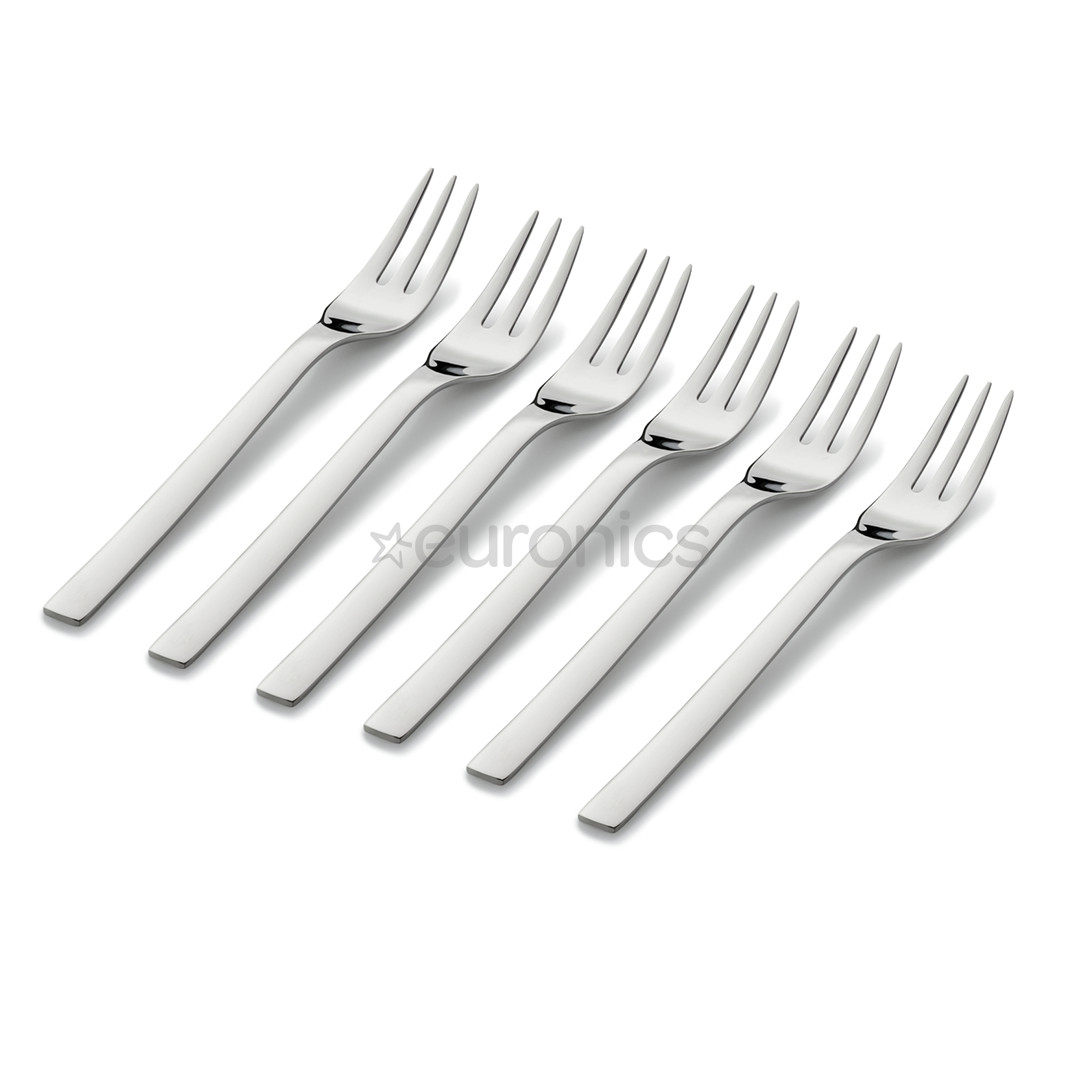 WMF Nuova, 6-piece set, stainless steel - Cake fork set
