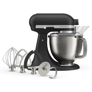 KitchenAid Artisan Plus, 4.7 L, melna - Mikseris 5KSM50PKVEBK