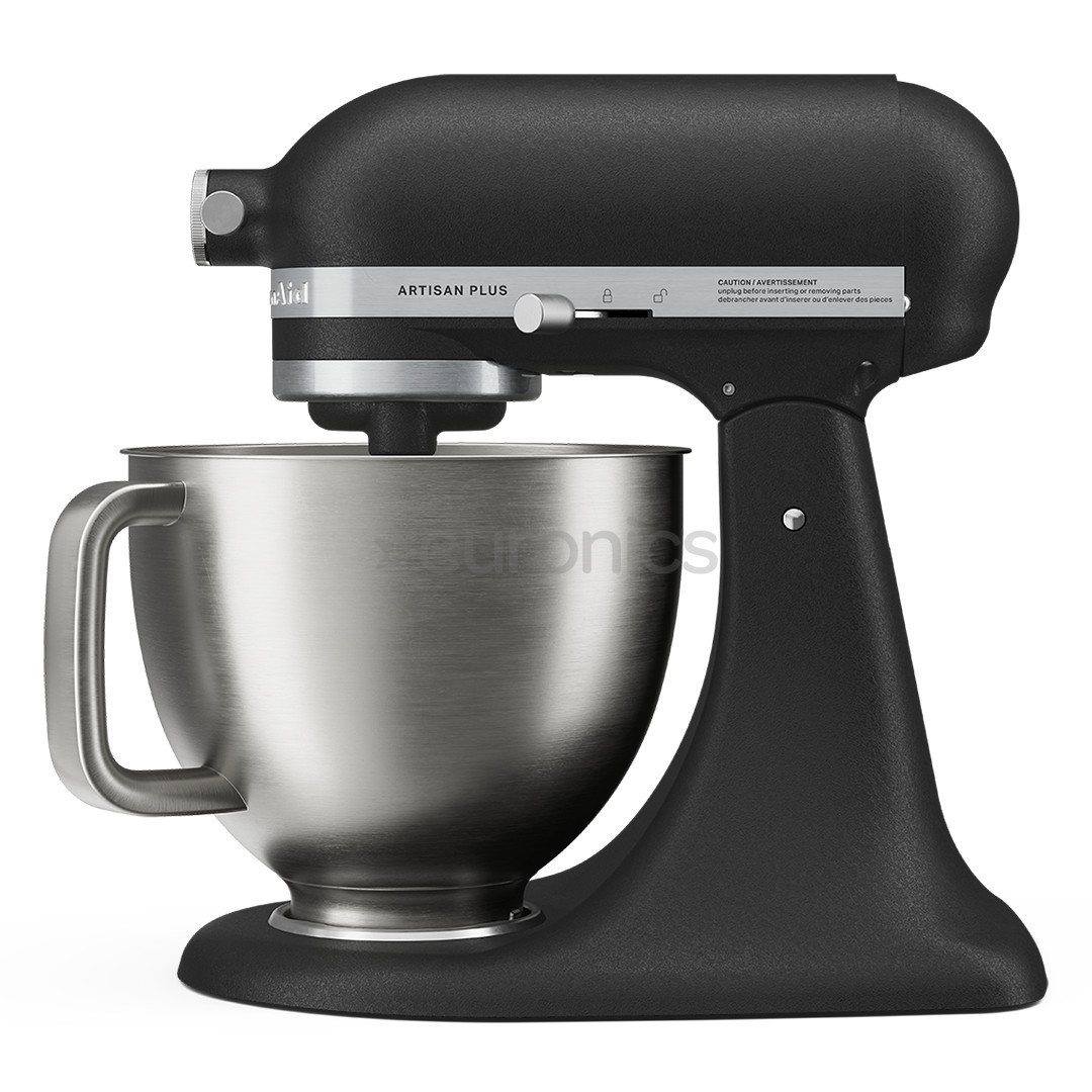 KitchenAid Artisan Plus, 4.7 L, melna - Mikseris