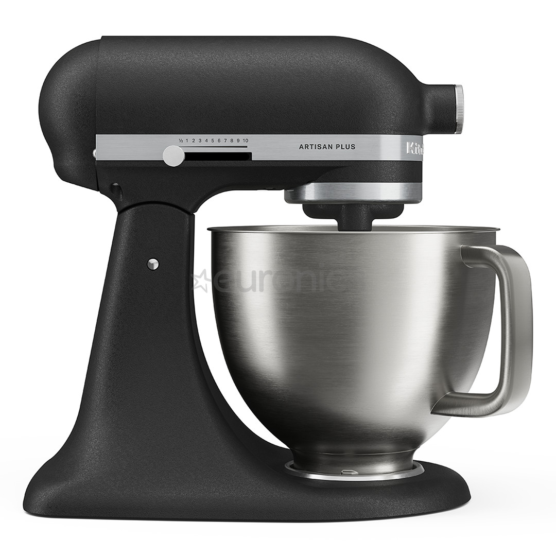 KitchenAid Artisan Plus, 4.7 L, melna - Mikseris
