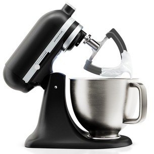 KitchenAid Artisan Plus, 4.7 L, melna - Mikseris