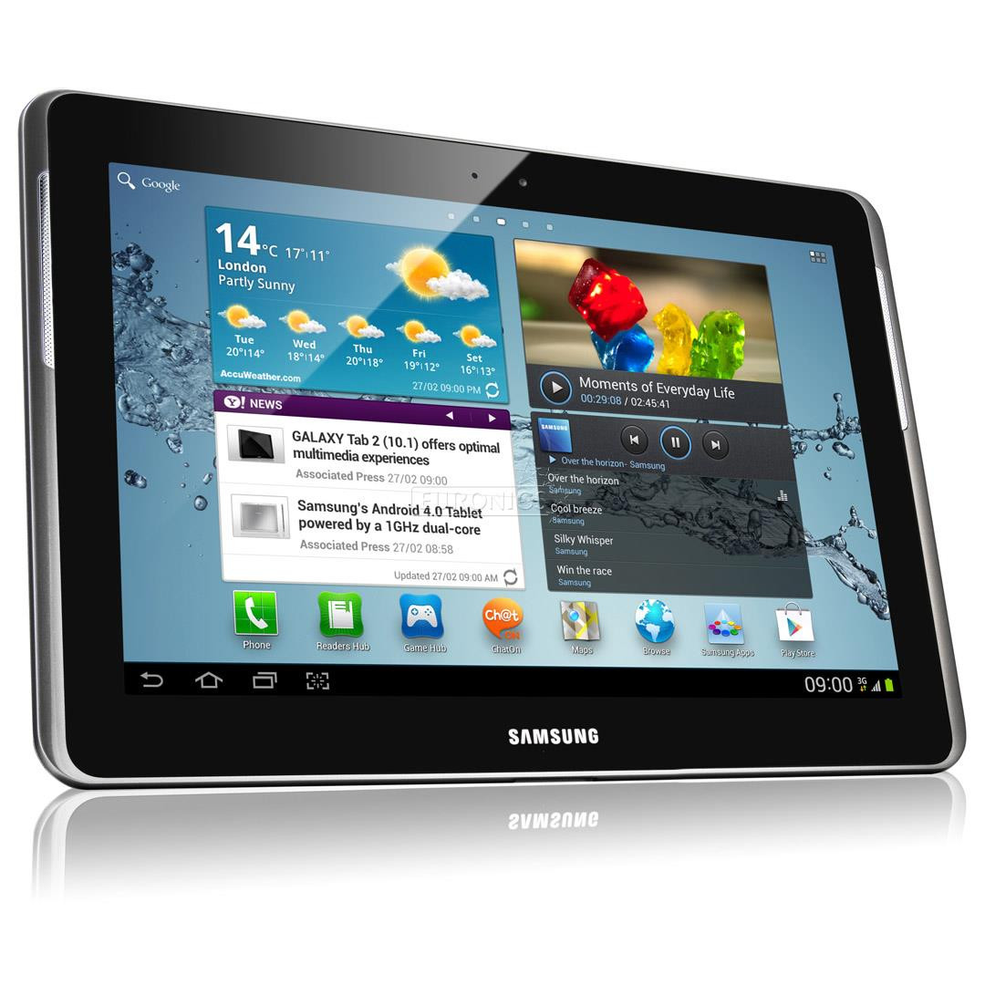 Planšetdators Galaxy Tab 2, Samsung / 10,1", WiFi, 3G, 16 GB, Android 4.0