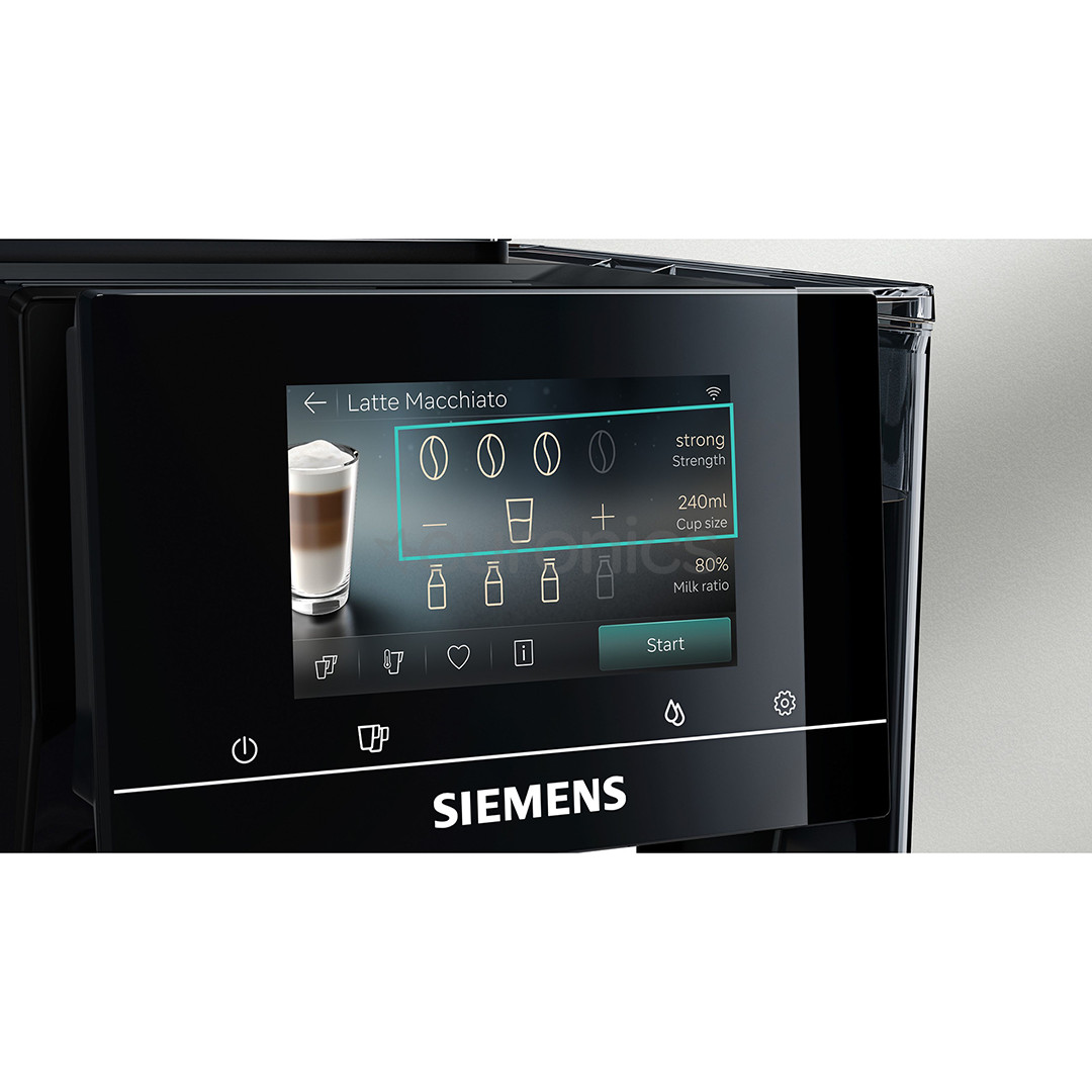 Siemens EQ700 iAroma, черный - Кофемашина
