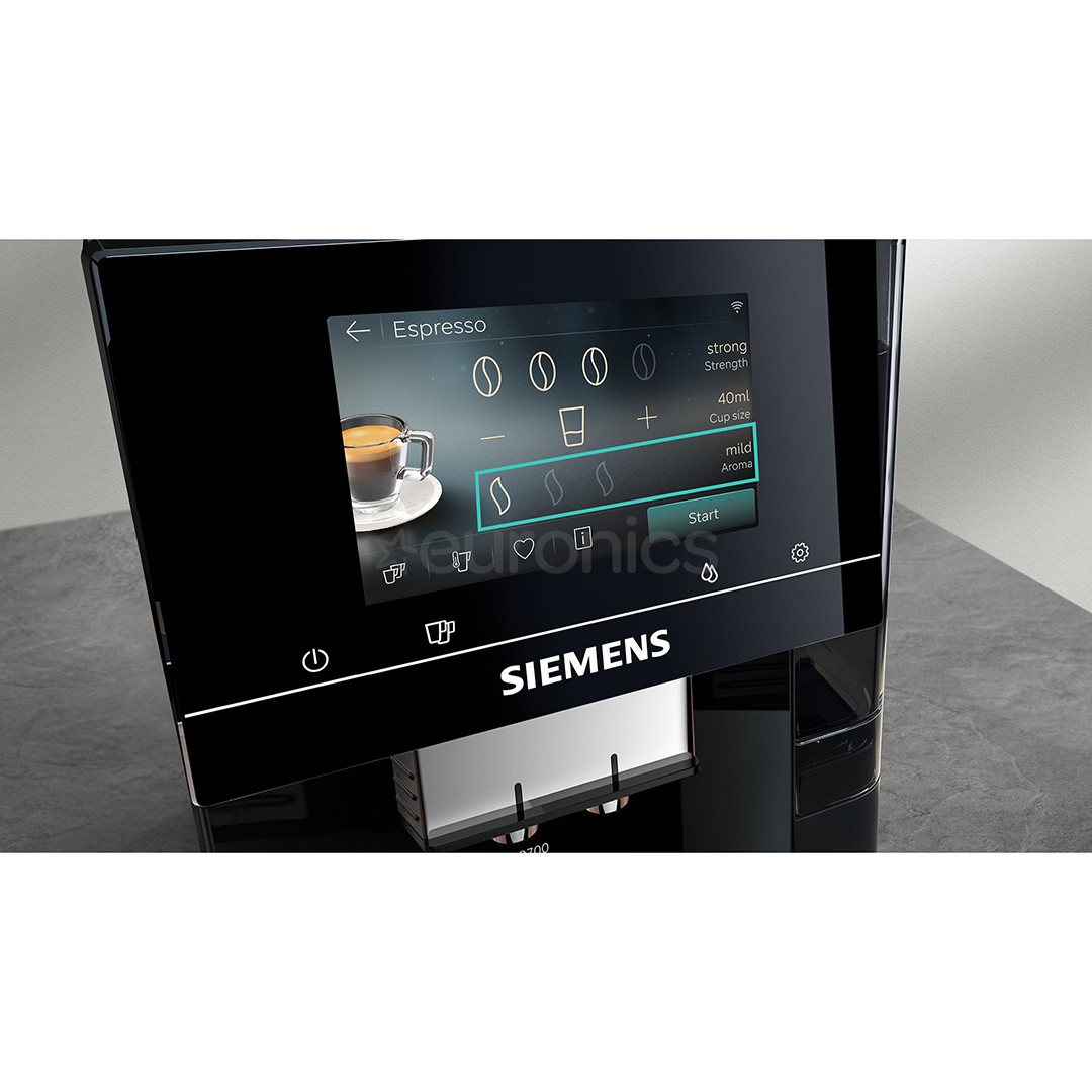Siemens EQ700 iAroma, черный - Кофемашина