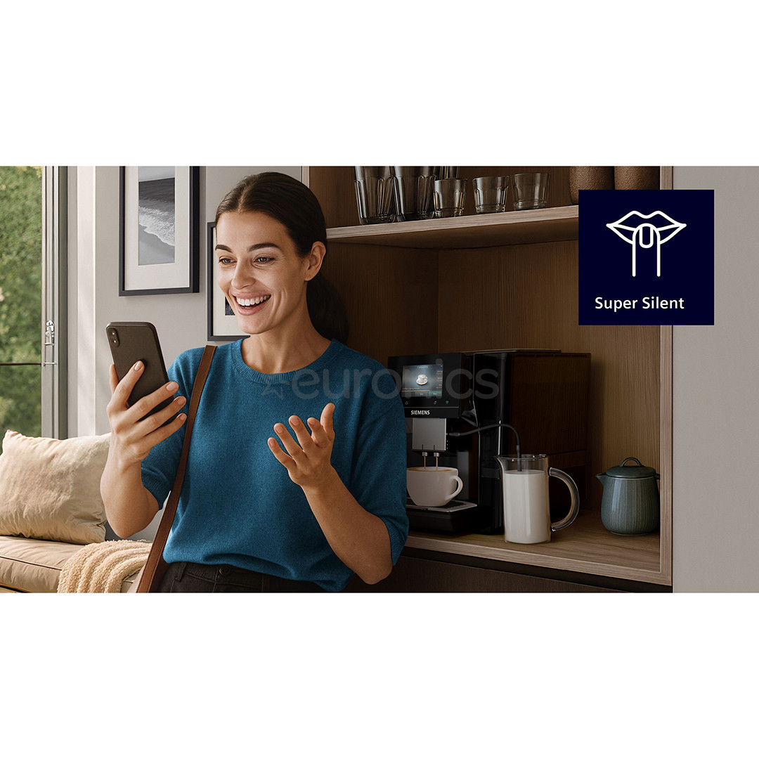 Siemens EQ700 iAroma, черный - Кофемашина