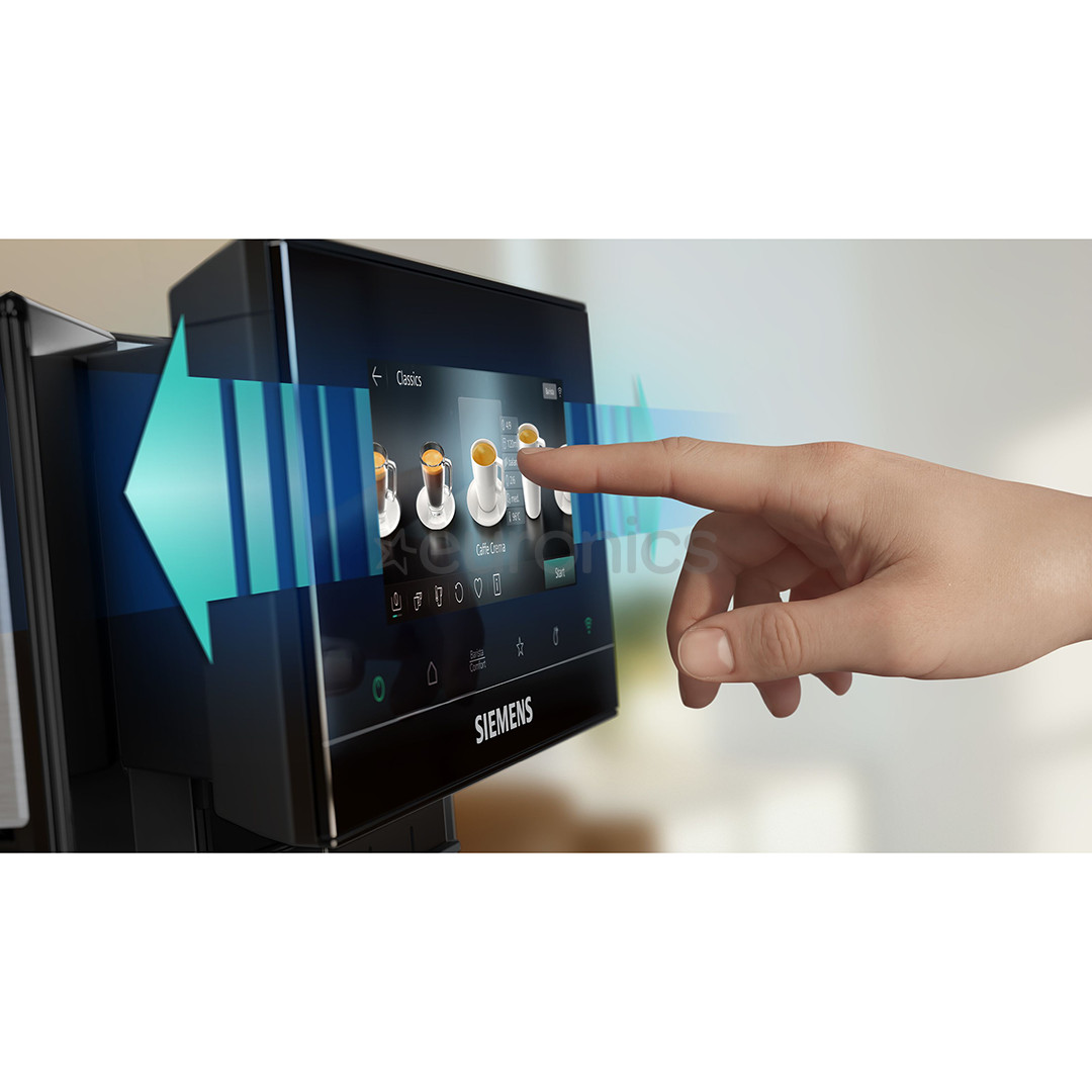 Siemens EQ900 iAroma, черный - Кофемашина