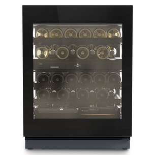 Liebherr Vinidor Selection, 32 pudeles, augstums 82 cm, melna - Iebūvējams vīna skapis UWGBI3682