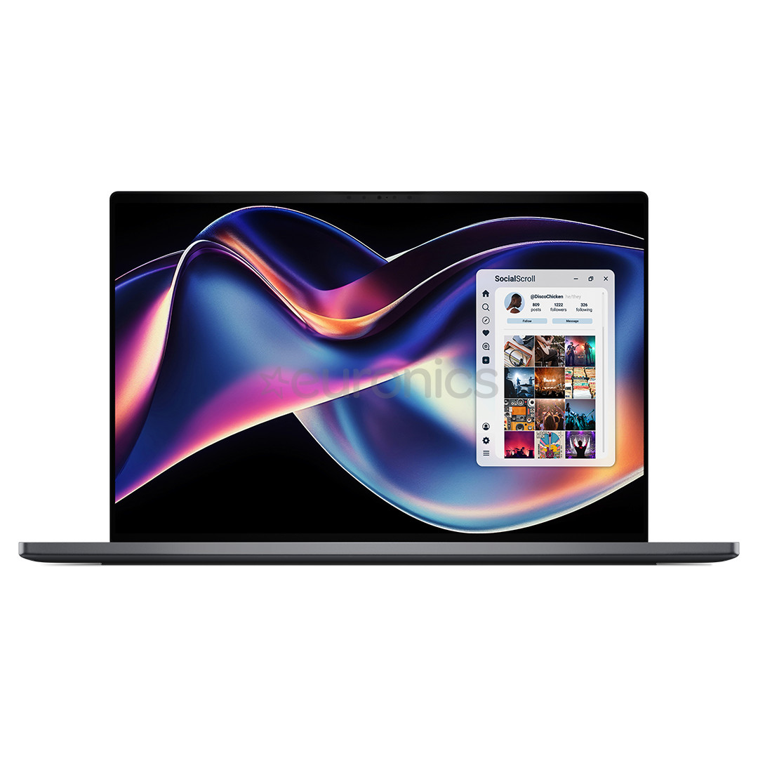Dell XPS, 16'', 3.2K, OLED, 120 Hz, Ultra X7, 32 GB, 1 TB, W11P, ENG, tumši pelēka - Portatīvais dators