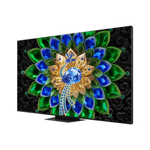 TCL A400U, 85", 4K UHD, QD-Mini LED, melna - Televizors