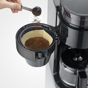 Severin AromaOne, 900 W, melna - Kafijas automāts ar filtru