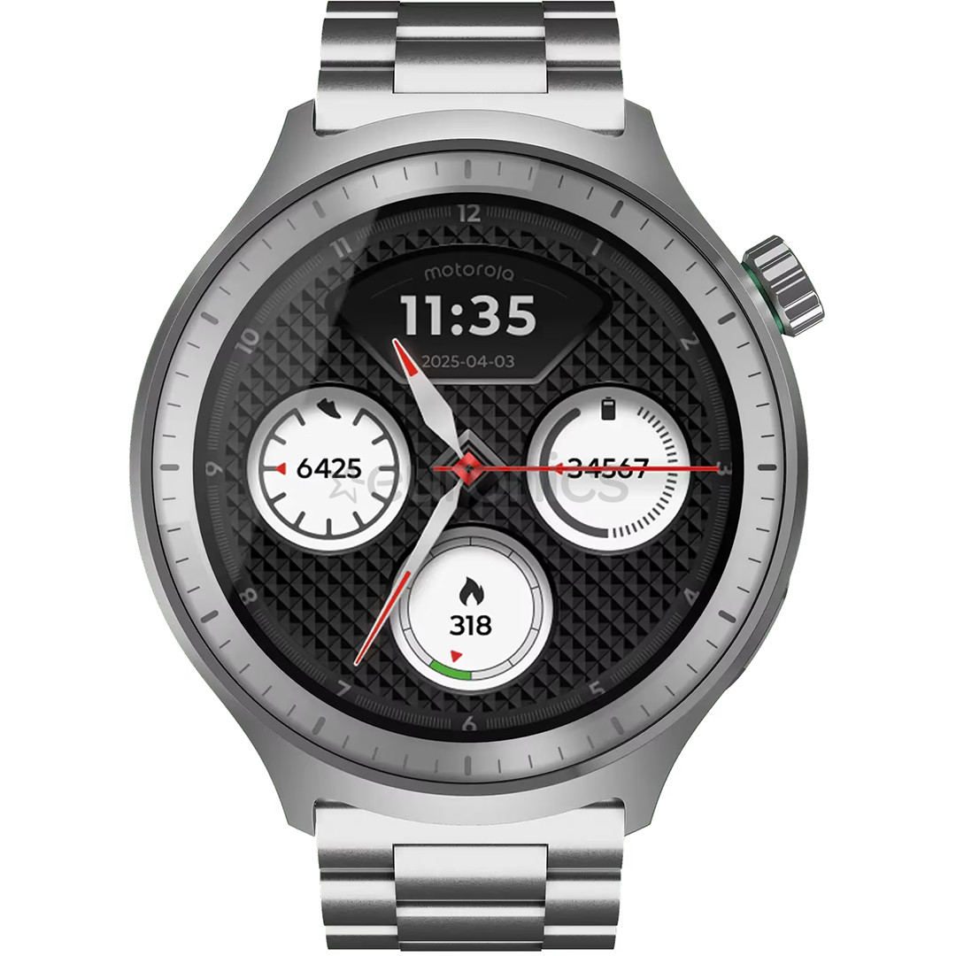 Motorola Moto Watch, sudraba - Viedpulkstenis