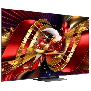 TCL C8L, 75", 4K UHD, SQD-Mini LED, melna - Televizors