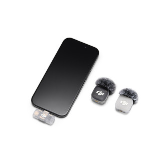 Dji Mic Mini 2, 2TX 1MRX, серый - Беспроводной микрофон