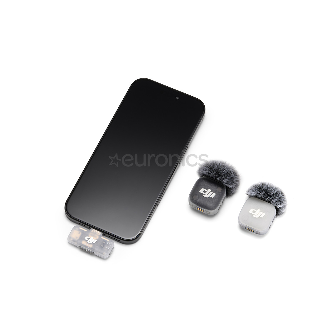Dji Mic Mini 2, 2TX 1MRX, серый - Беспроводной микрофон