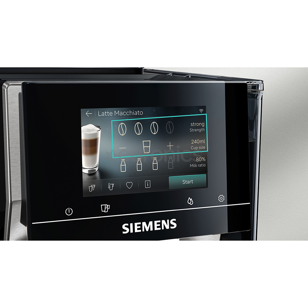 Siemens EQ700 iAroma, нерж. сталь - Кофемашина