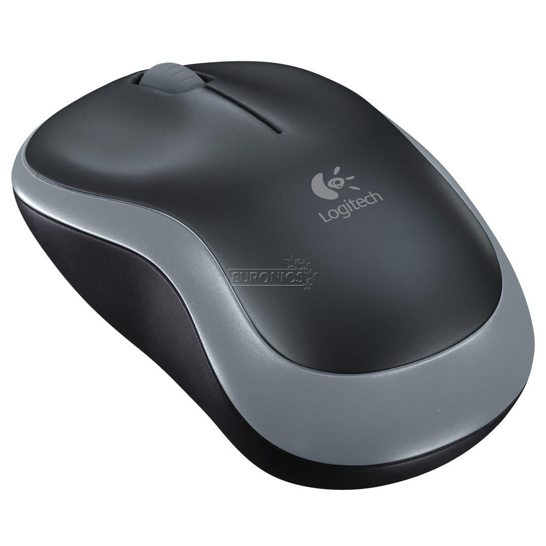 Logitech M185, gray/black - Wireless Optical Mouse