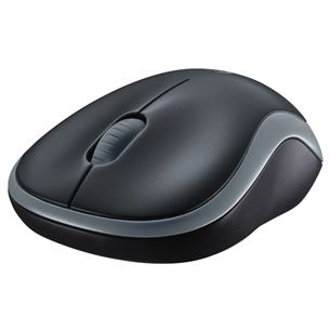 Logitech M185, pelēka/melna - Bezvadu datorpele