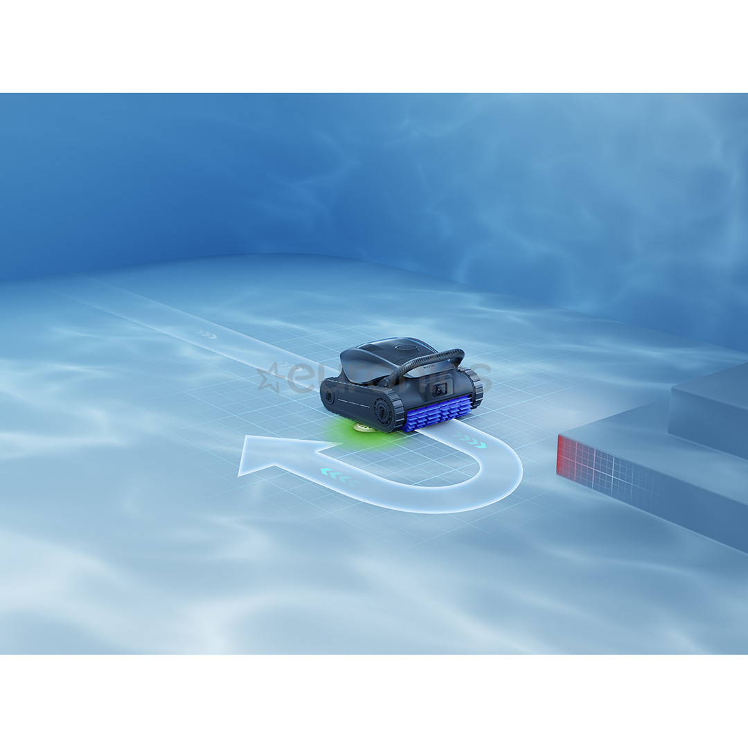Mova Diver A10, melna/pelēka - Baseina tīrīšanas robots