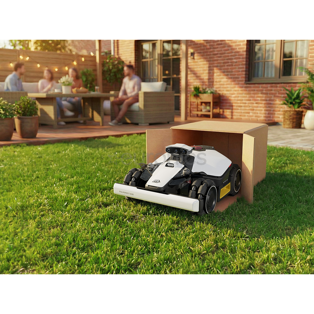 Mammotion Luba Mini 2 AWD 1000, balta - Robots zāles pļāvējs