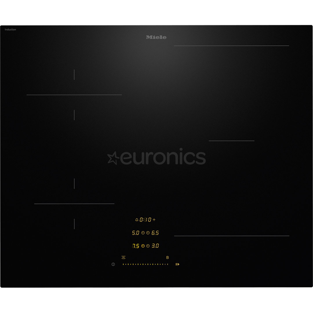 Miele, width 62 cm, black - Built-in induction hob