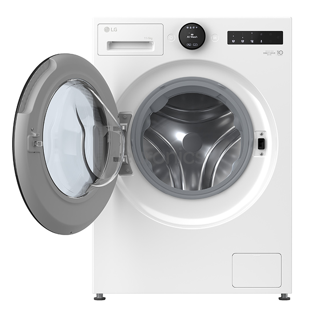 LG TurboWash 360˚, 11 kg, dziļums 55 cm, 1400 apgr/min. - Veļas mazgājamā mašīna ar priekšējo ielādi