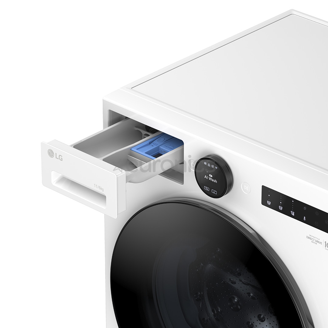 LG TurboWash 360˚, 11 kg, dziļums 55 cm, 1400 apgr/min. - Veļas mazgājamā mašīna ar priekšējo ielādi