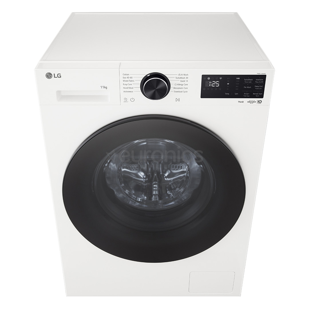 LG TurboWash 360˚, 11 kg, dziļums 55 cm, 1400 apgr/min. - Veļas mazgājamā mašīna ar priekšējo ielādi