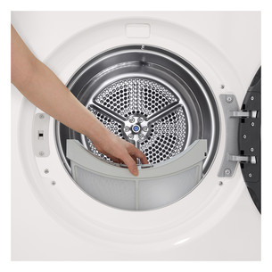 LG, Heat pump, 9 kg, depth 61.5 cm - Clothes dryer