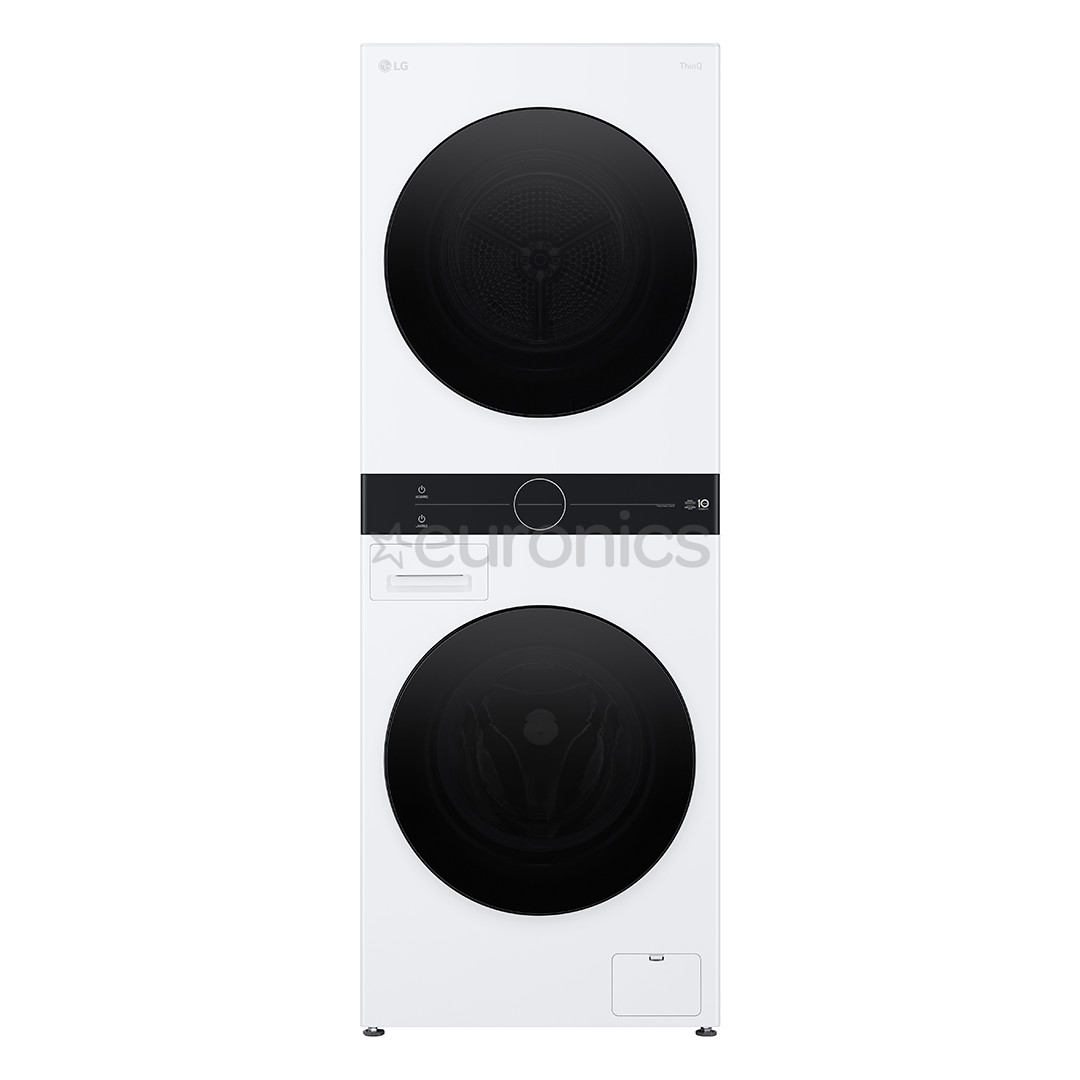 LG WashTower, 12 кг + 10 кг, глубина 66 см, 1400 об/мин - Стиральная машина с передней загрузкой