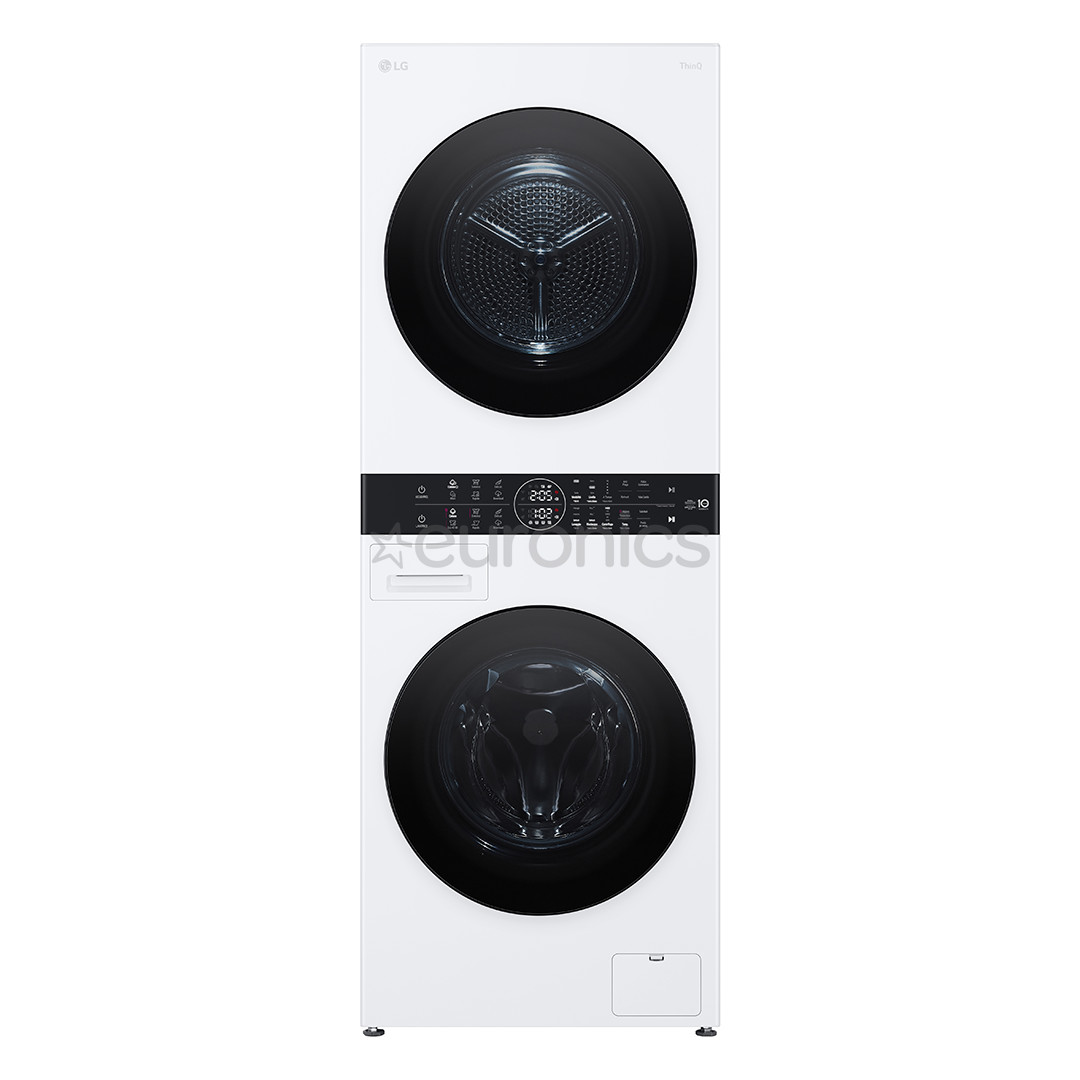 LG WashTower, 12 кг + 10 кг, глубина 66 см, 1400 об/мин - Стиральная машина с передней загрузкой