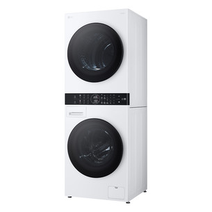 LG WashTower, 12 кг + 10 кг, глубина 66 см, 1400 об/мин - Стиральная машина с передней загрузкой