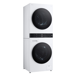 LG WashTower, 12 кг + 10 кг, глубина 66 см, 1400 об/мин - Стиральная машина с передней загрузкой